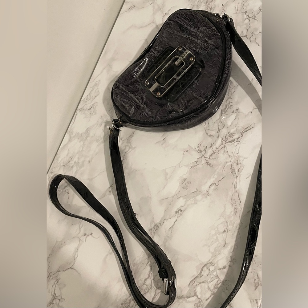 GUESS Distressed Leather Purse - Heart Shaped 🖤